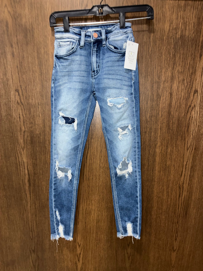 KanCan Girls Skinny Distressed Jeans Size 10