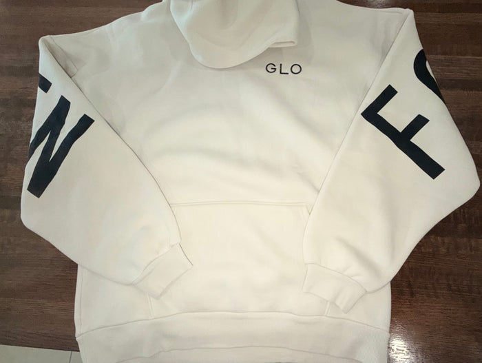 GLO Kingdom Essential Hoodie “ Forgiven” Small Oversized