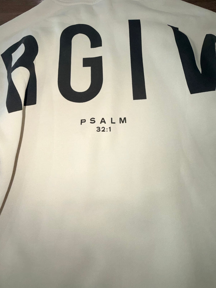 GLO Kingdom Essential Hoodie “ Forgiven” Small Oversized