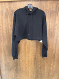 ALO Women's BAE Black Cropped Hoodie Size Small