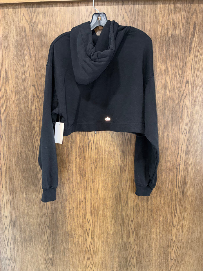 ALO Women's BAE Black Cropped Hoodie Size Small