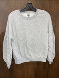 Aerie Bubble Sleeve Crew Neck Sweatshirt Size Small
