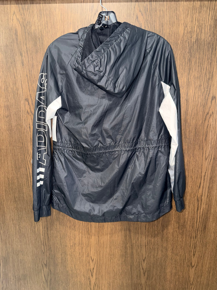 Adidas Women’s Hooded Windbreaker Rain Jacket Size Small