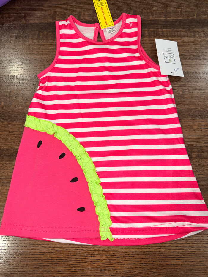 Watermelon Girls Tank Dress Size 12-18 Months New
