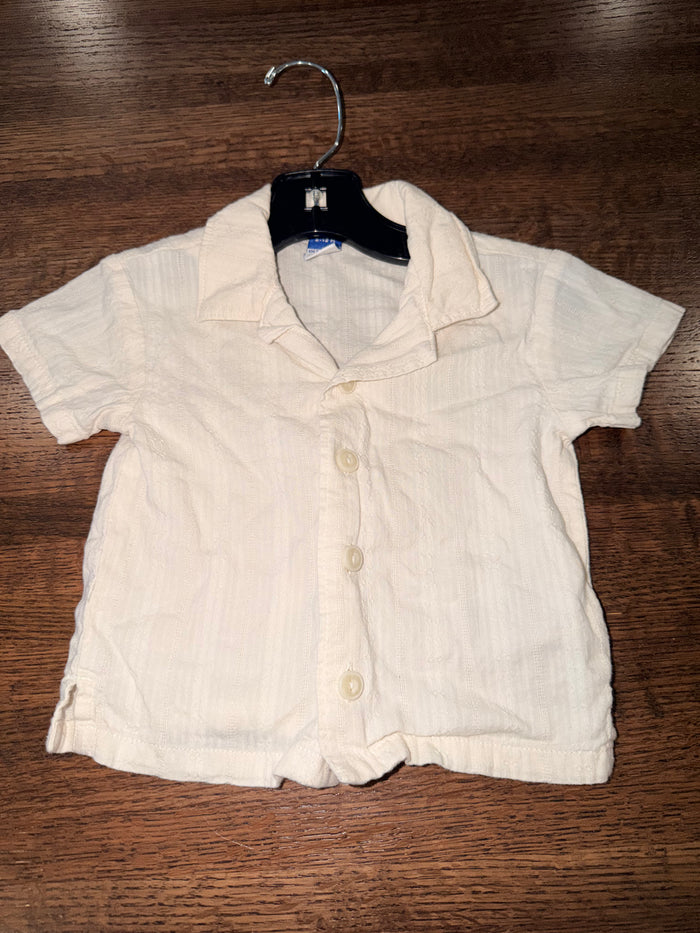 Old Navy Linen Button Up Size 6-9 Months