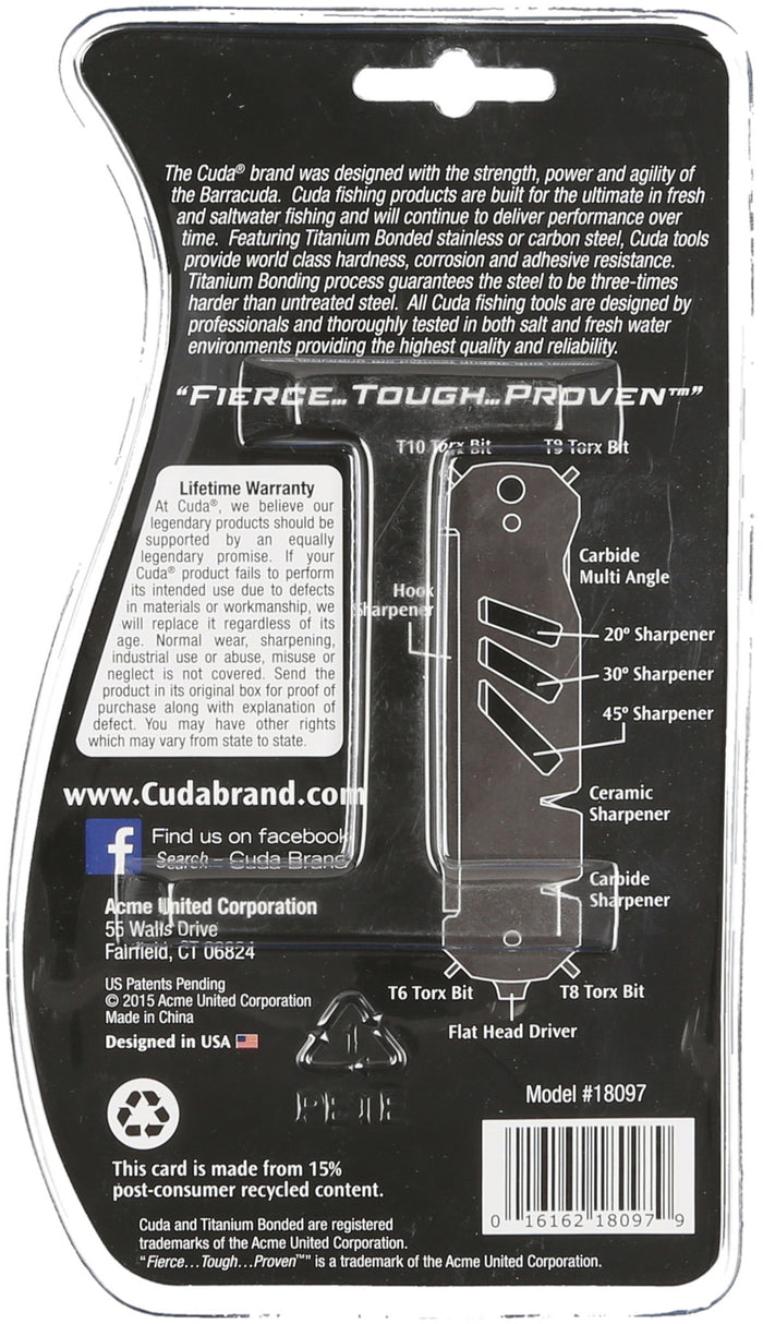 Fishing Knife, Shears & Hook Sharpener