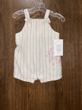 Girls Striped Romper Size 6-9 Months