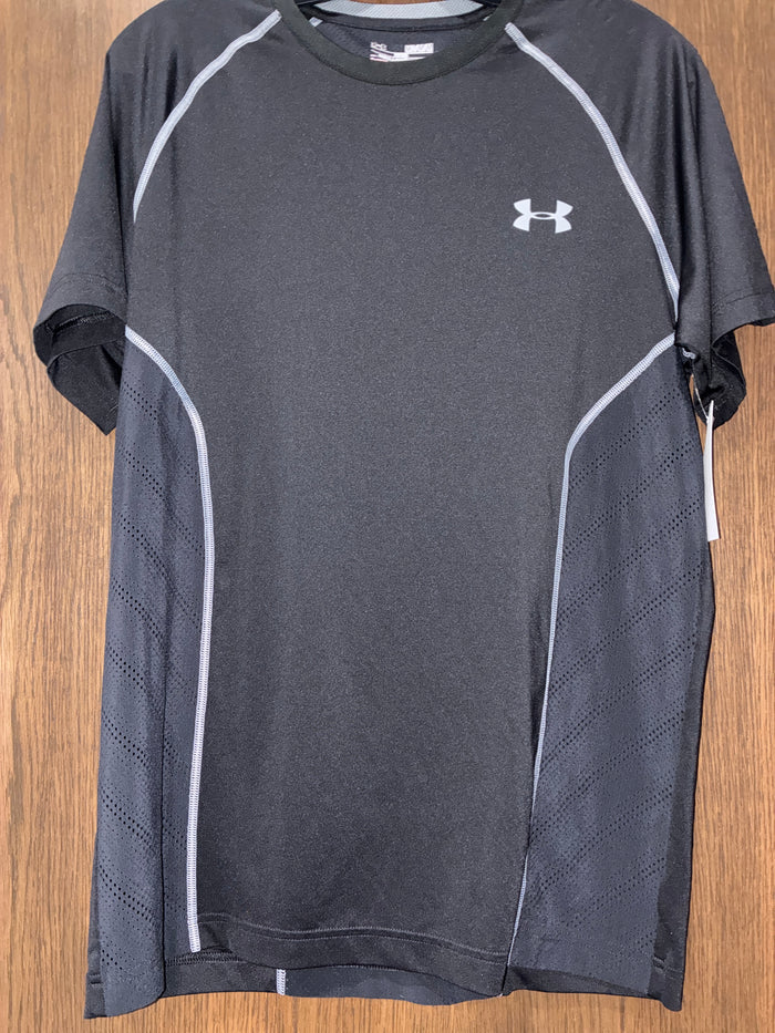 Men’s Under Armour Heat Gear Fitted Short Sleeve Size Medium