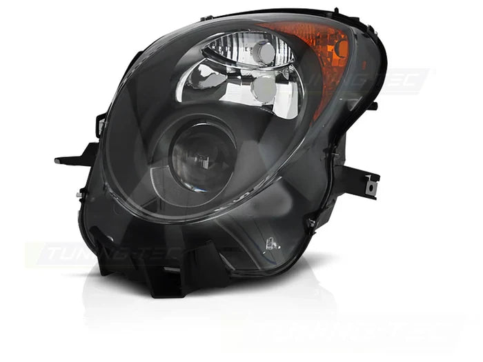 Phare avant gauche noir TYC compatible avec Alfa Romeo Mito 08-15