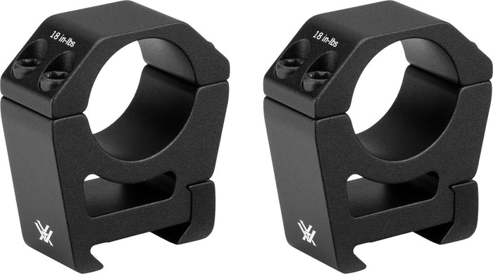 Sport Rifle Scope Rings - High - Matte - 1 in.