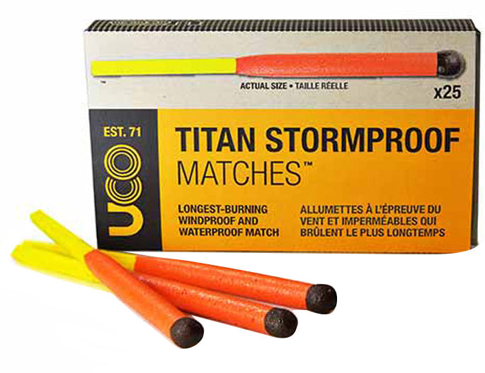 Titan Stormproof Matches - 25/PK